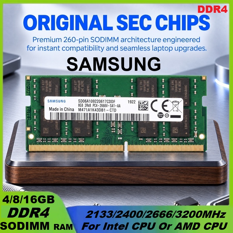 Sodimm Ddr4 - SAMSUNG DDR4 RAM 16GB 32GB 4GB