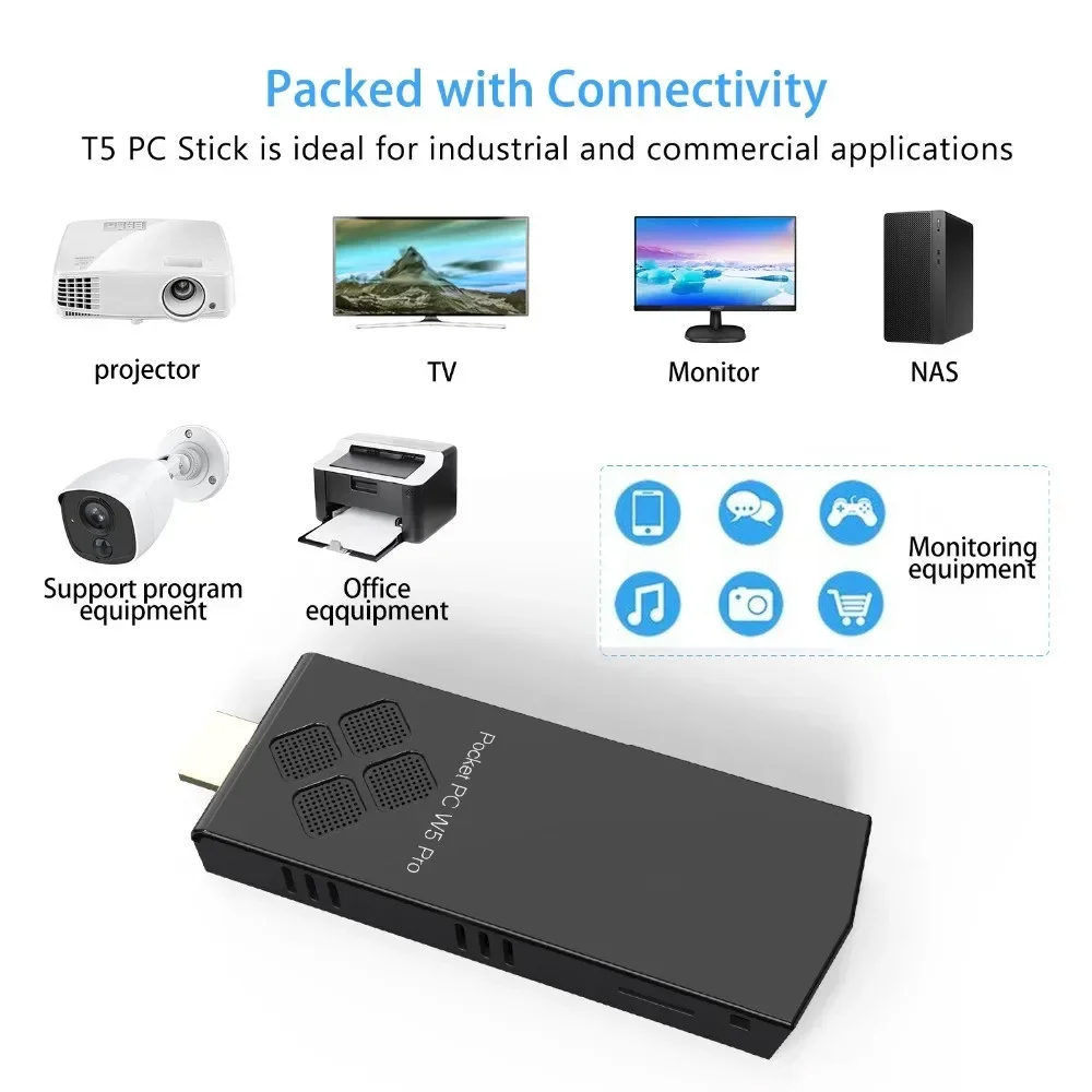 T5/W5 PRO Mini PC Windows 10 H - Ram Memory Module ulasan dan harga