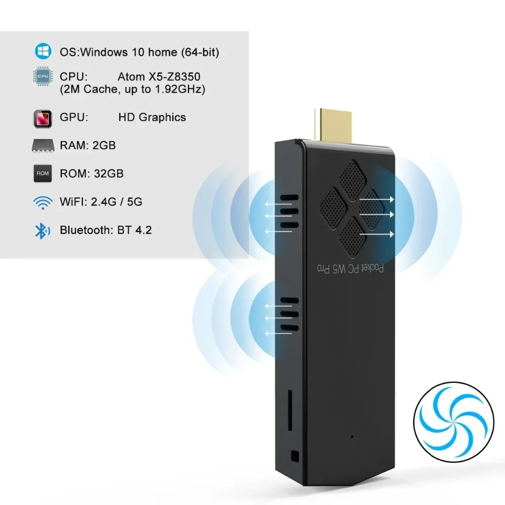 T5/W5 PRO Mini PC Windows 10 H - Ram Memory Module ulasan dan harga